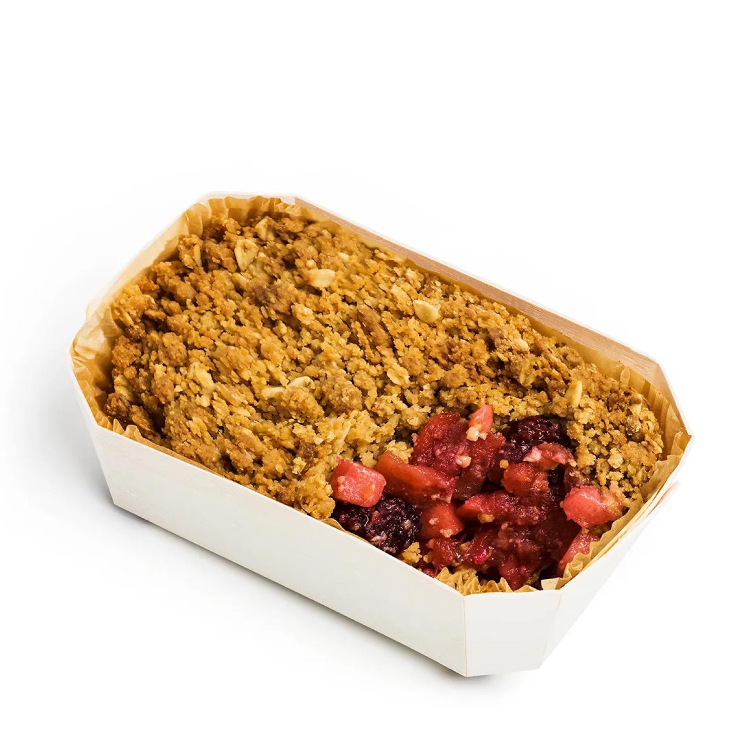 Apple & Blackberry Crumble