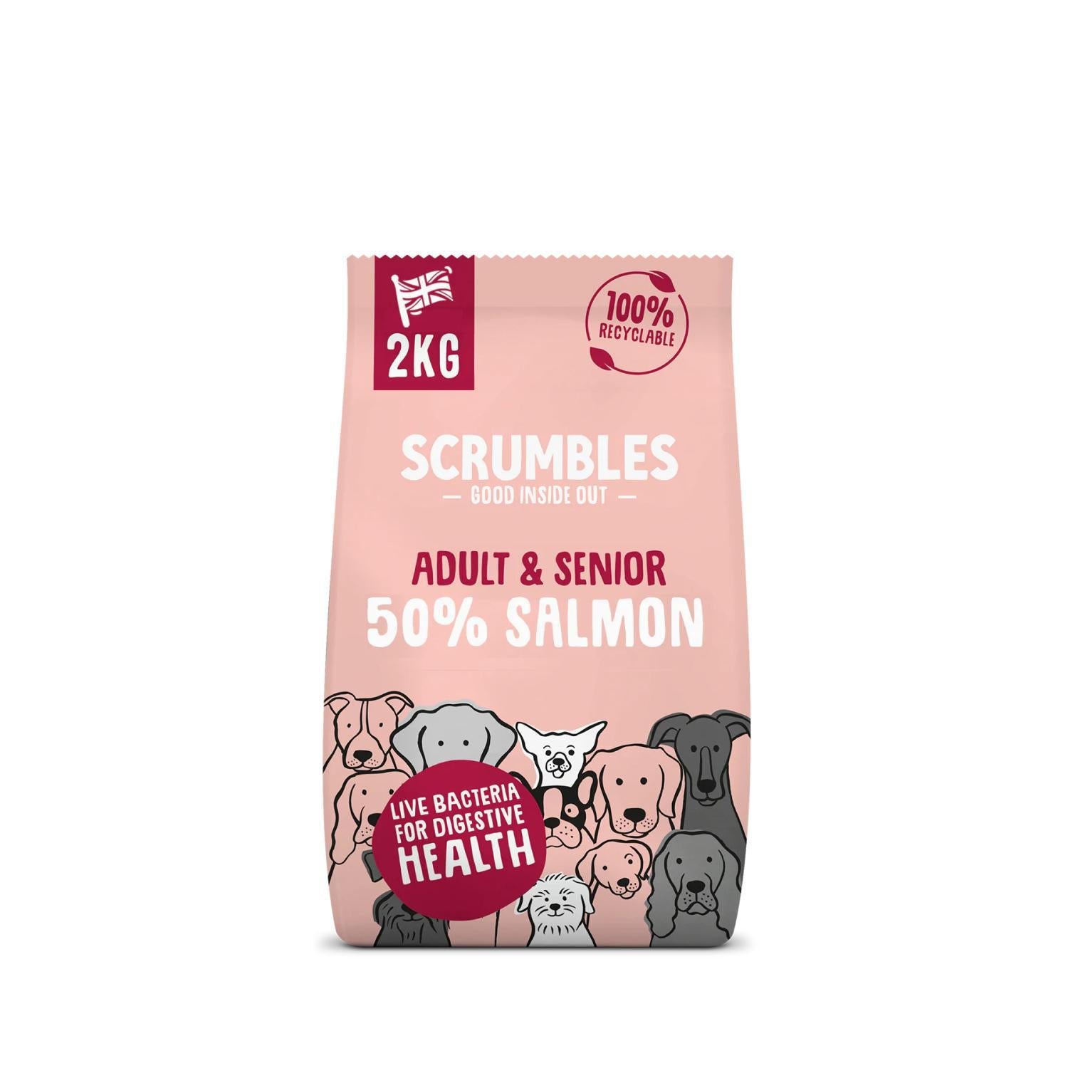 Scrumbles - Dry Dog Food (Salmon)