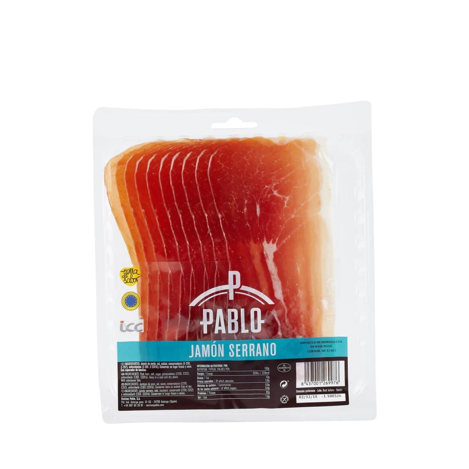 Brindisa - Sliced Serrano Ham