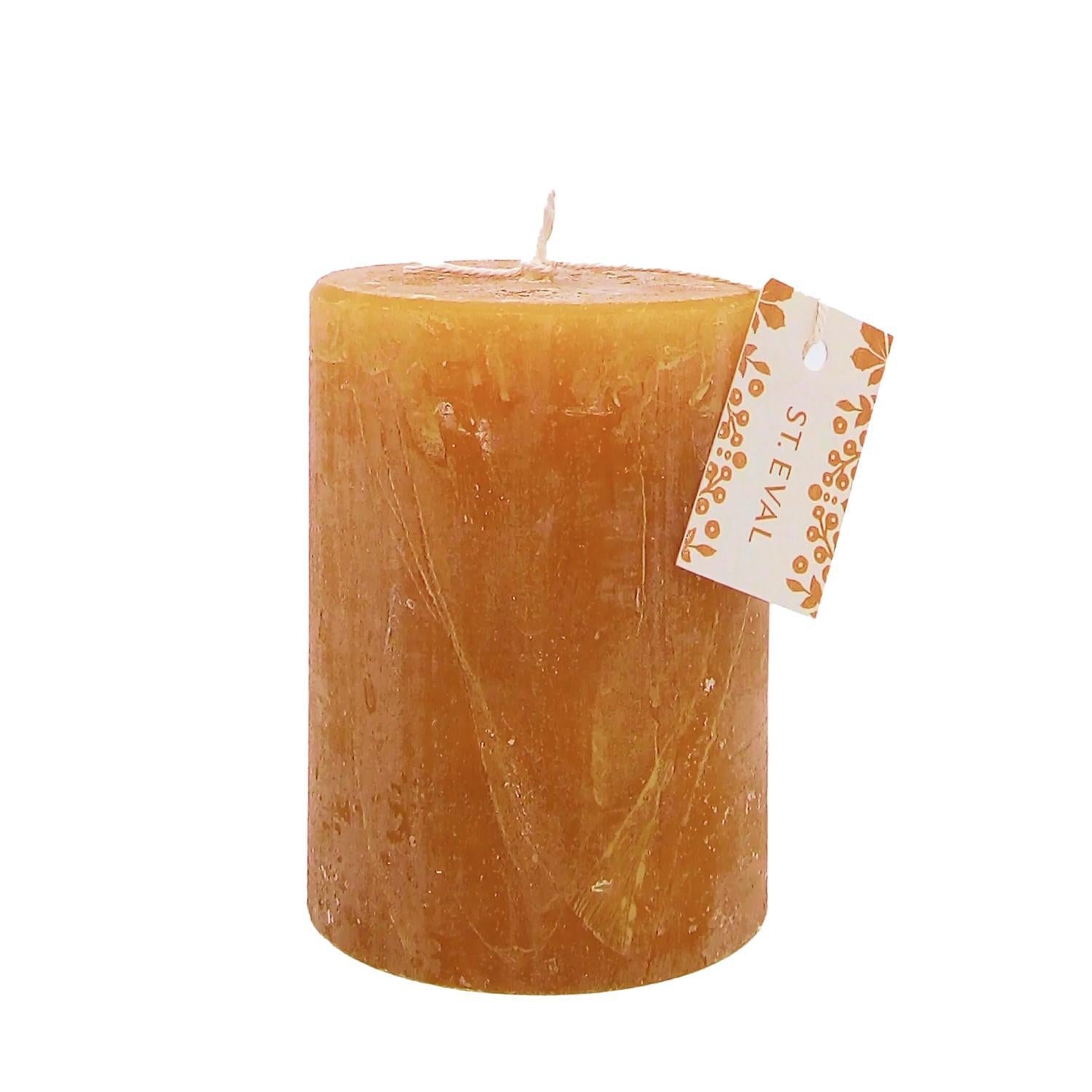 St. Eval - Amber Candle Pillar